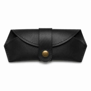 Caoba con pasacinto — estuche para anteojos JR Estuches