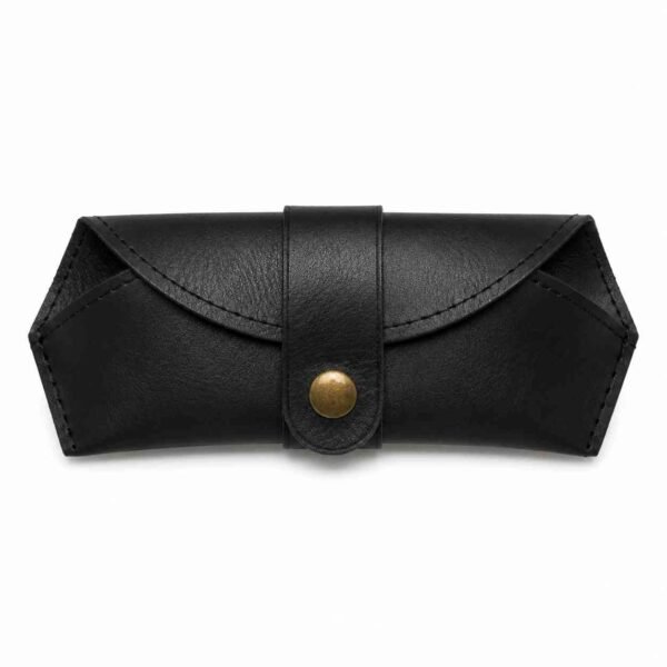 Caoba con pasacinto — estuche para anteojos JR Estuches